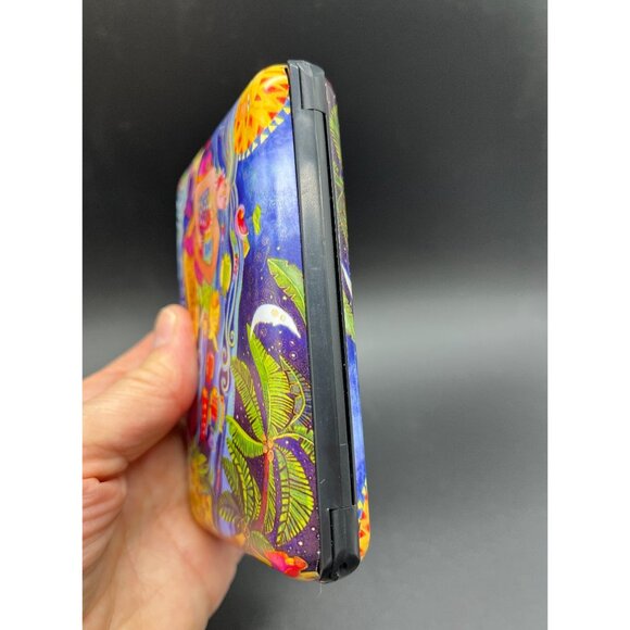 Laurel Burch Sea Goddess Armored Wallet Hard Shell Credit Card Holder 4" Wallet - Picture 5 of 6